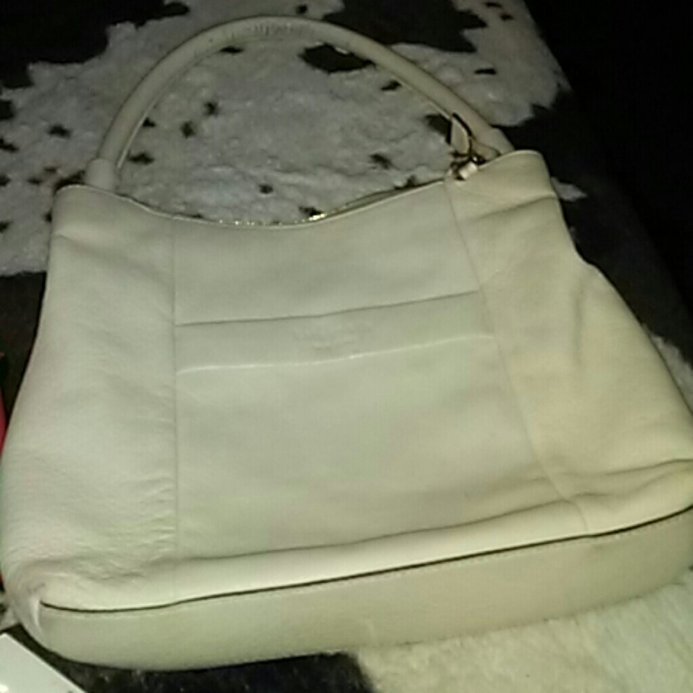 Kate Spade off white leather shoulder bag